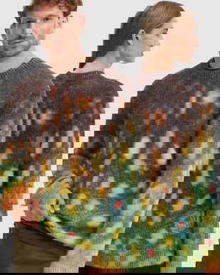 A.P.C. pulover de lână pull rocker culoarea maro, light, WOART.M23395