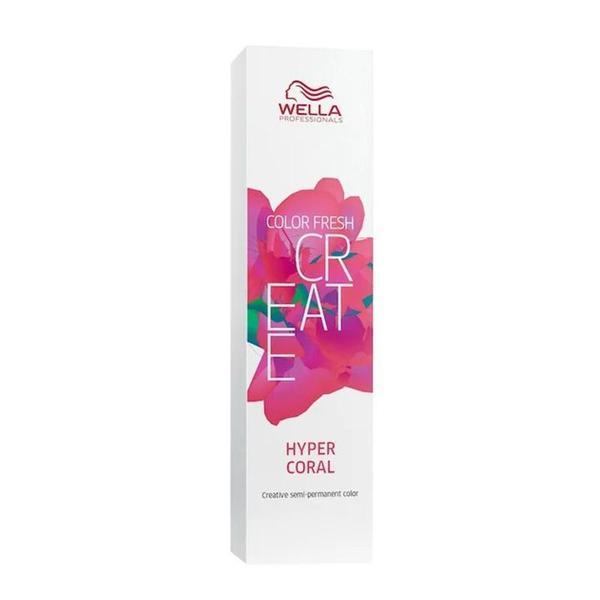 SHORT LIFE - Vopsea Semipermanenta - Wella Professionals Color Fresh Create, Hyper Coral, 60 ml