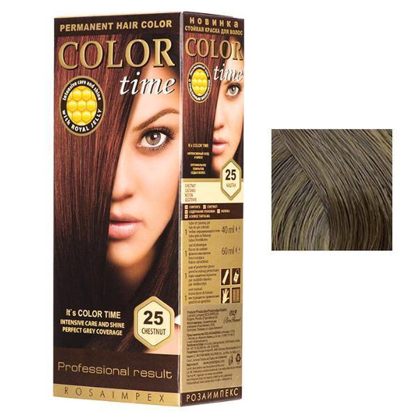 SHORT LIFE - Vopsea Permanenta pentru Par Rosa Impex Color Time, nuanta 20 Chocolate