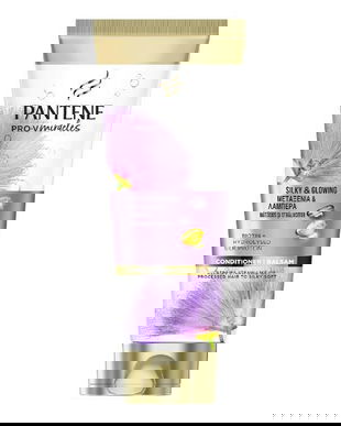 SHORT LIFE - Balsam Hranitor pentru Par Uscat si Aspru - Pantene Pro-V Miracles Silky&amp;Glowing Conditioner, 200 ml