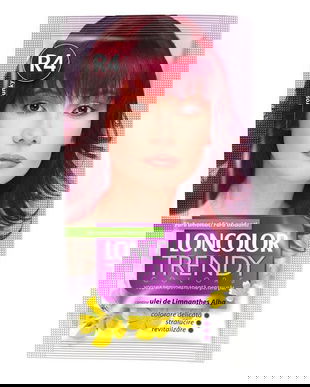 SHORT LIFE - Vopsea Semipermanenta Loncolor Trendy Colors, nuanta R4 rosu funky, 2x 25 ml