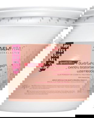 Pudra de Argila pentru Tratamente Cosmetice - Aslavital Mineralactiv Clay Powder for Cosmetic Treatments, 750 g