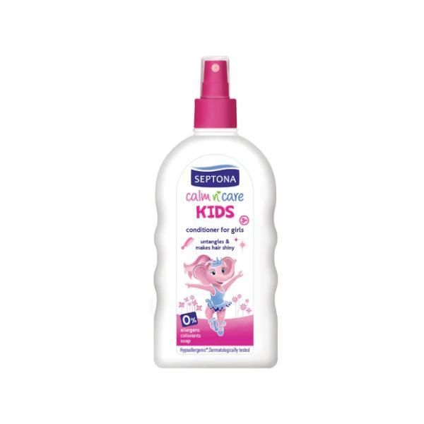 SHORT LIFE - Balsam Spray pentru Fete - Septona Calm&#039;n&#039;Care Kids Conditioner for Girls, 200 ml
