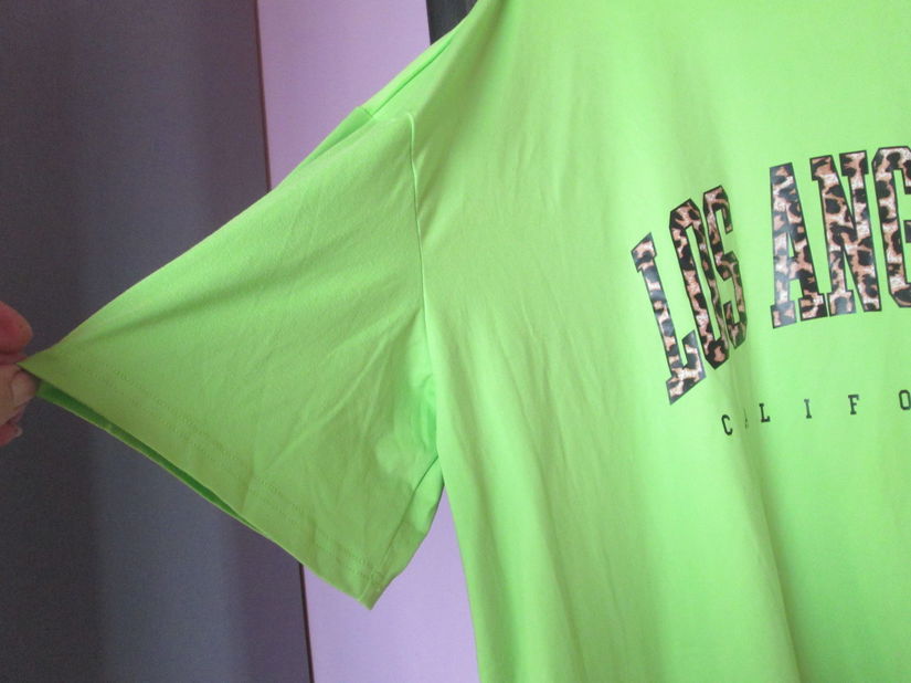 tricou verde Shein 3XL