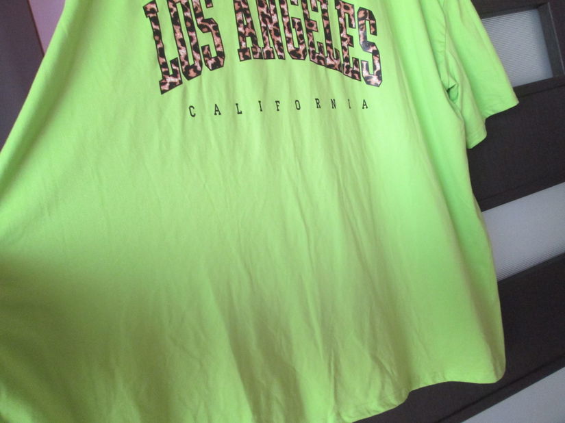 tricou verde Shein 3XL