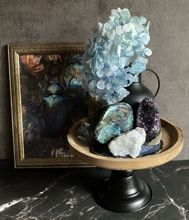 Set Cristale - Labradorit&Ametist&Celestina - Decoratiune Pietre Semipretioase