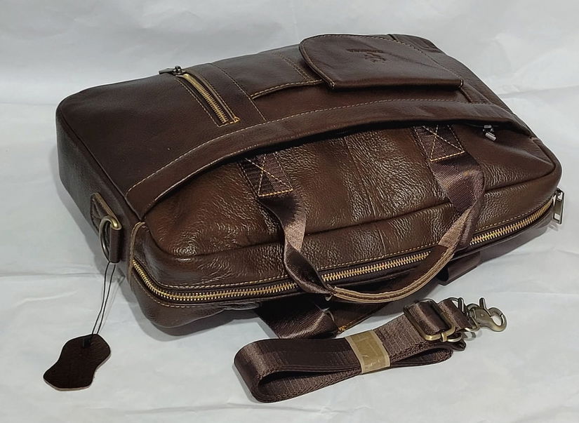 Geanta oficce unisex din piele model 1