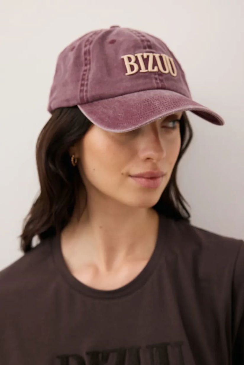 Bizuu șapcă de baseball din bumbac ZANE culoarea roșu, ZANE BORDOWY