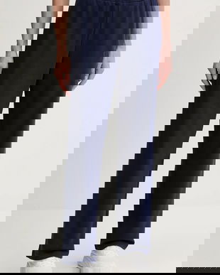 Dkny pantaloni de trening culoarea bleumarin, uni, DP6P3795