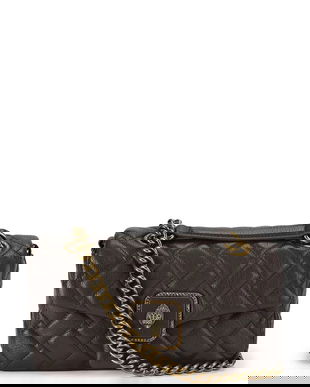 Kurt Geiger London poșetă de piele Pimlico culoarea maro, 5374831109