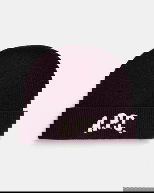 A.P.C. căciulă de lână bonnet axel culoarea violet, WVBDK.M25111