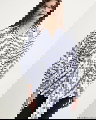 Weekend Max Mara camasa din amestec de matase femei, culoarea violet, cu guler clasic, relaxed, 2515111142600