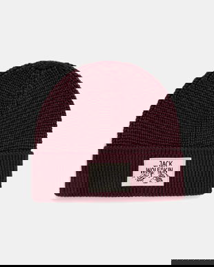 Jack Wolfskin căciulă culoarea galben, din tricot gros, A61610