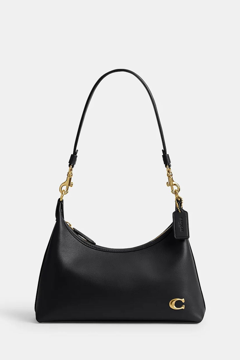 Coach poșetă de piele Juliet culoarea bej, CW640