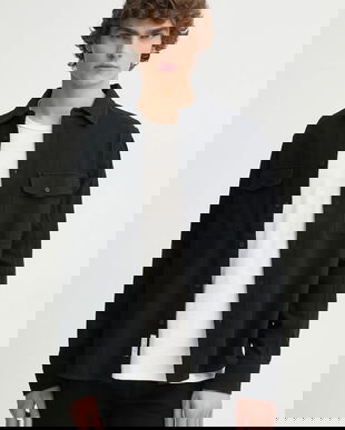 Rag & Bone camasa barbati, cu guler clasic, regular, MED24F0004ZDBL