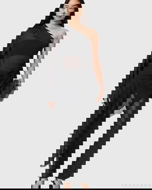 AllSaints bluză de bumbac pentru femei, negru, uni W050PD