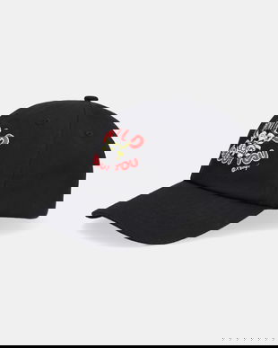 Kenzo șapcă de baseball din bumbac culoarea negru, FG58AC631F42