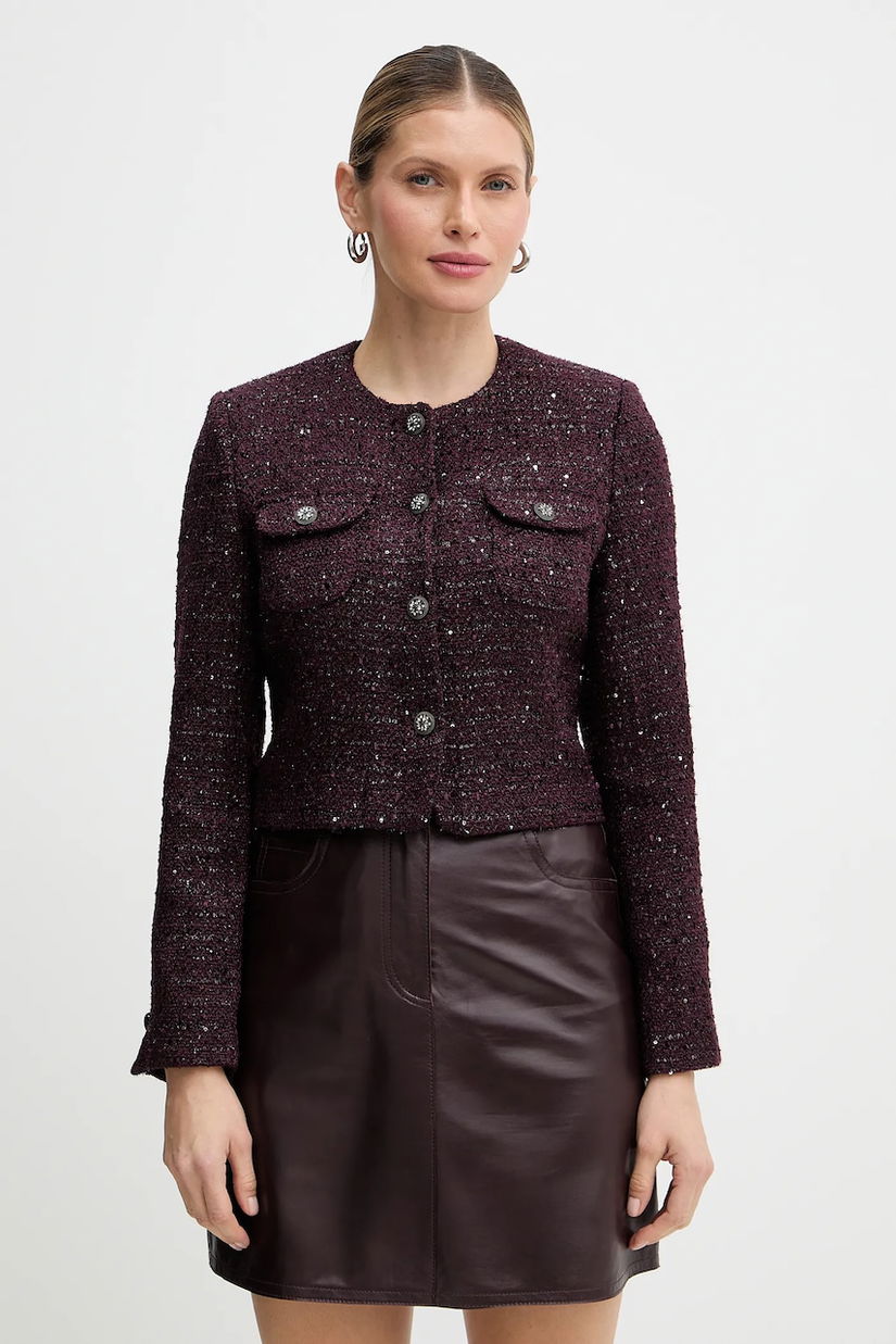 Morgan sacou culoarea bordo, un singur rand de nasturi, uni, VIKAVA