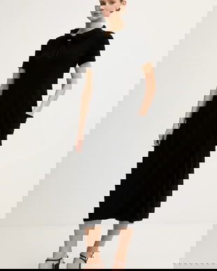 Joseph Ribkoff rochie culoarea negru, maxi, oversize, 261633