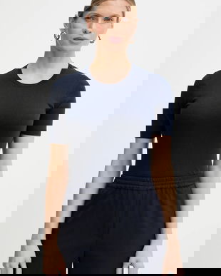 Weekend Max Mara pulover din amestec de mătase GABARRA culoarea bleumarin, light, 2615361081600