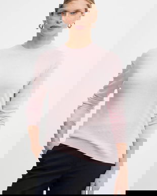 Weekend Max Mara pulover de lână VENTO culoarea roz, light, 2615361021600