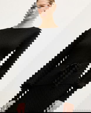 United Colors of Benetton pulover culoarea negru, light, 1EZSD10EY