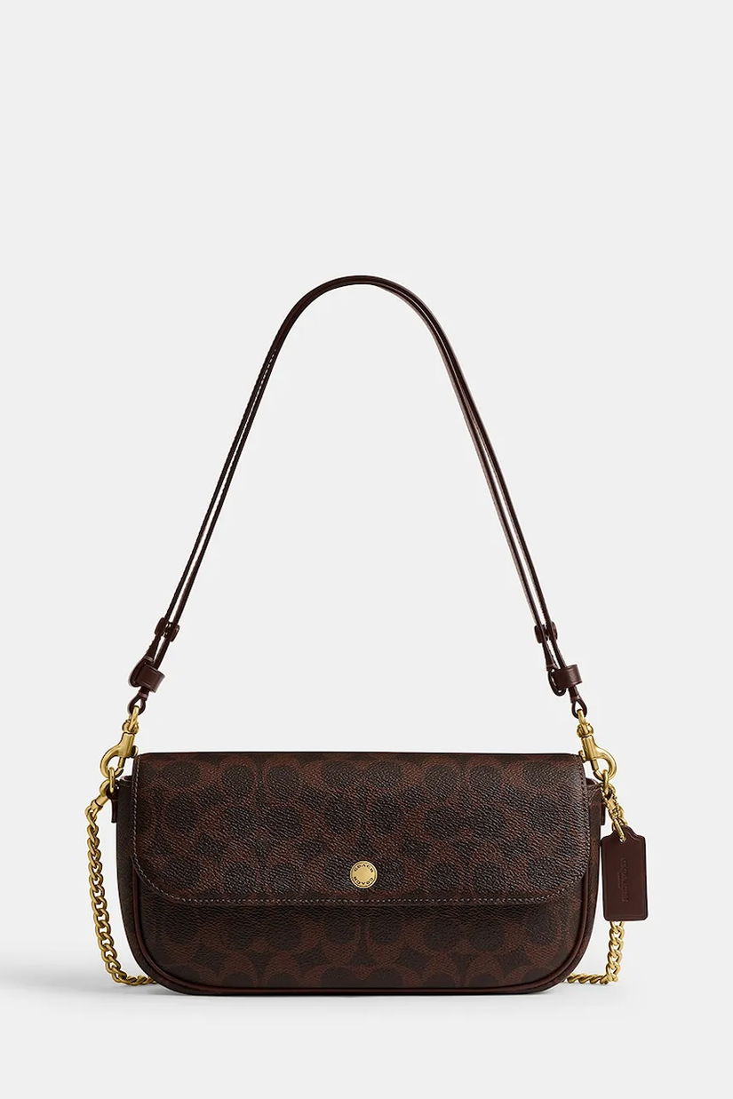 Coach geantă Brook culoarea maro, CAN91