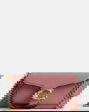 Coach geantă de piele Tabby 19 culoarea roz, CBF14