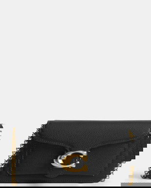 Coach geantă de piele Tabby 19 culoarea negru, CBF14