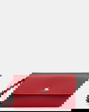 Weekend Max Mara geantă de piele PEGASO culoarea rosu, 2615711034600