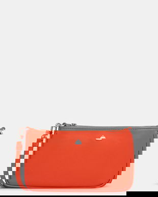 Weekend Max Mara geantă de piele AENTRATA culoarea portocaliu, 2615711014600