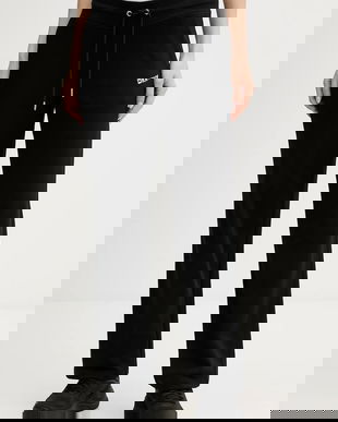 Dkny pantaloni de trening culoarea negru, uni, DP6P3794