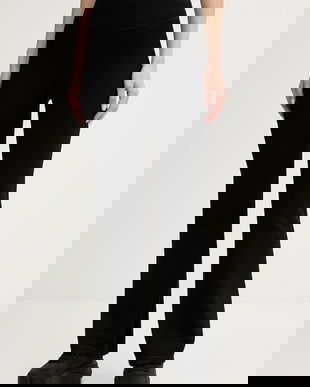 Dkny colanți culoarea negru, uni, DP6P3760