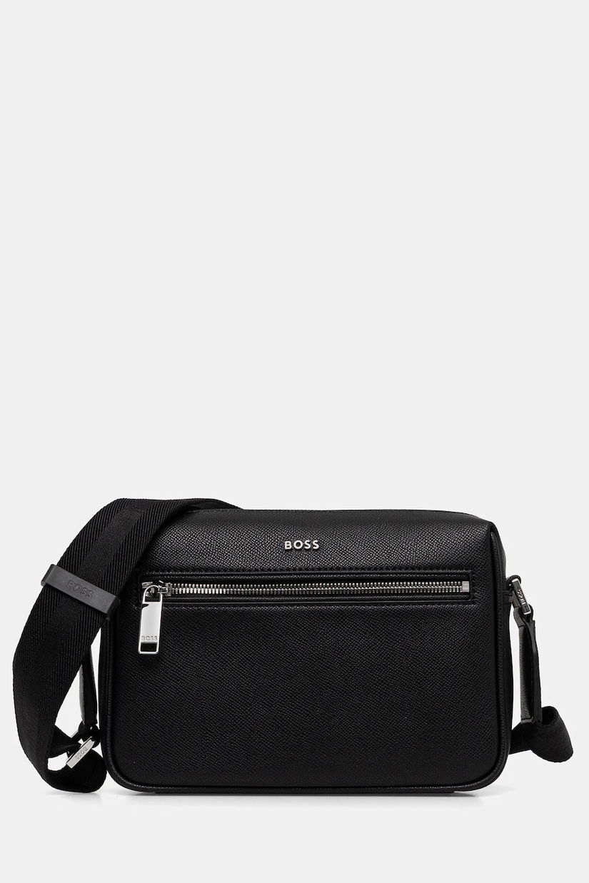 BOSS borsetă Daxter_EW Crossbody culoarea negru, 50558442