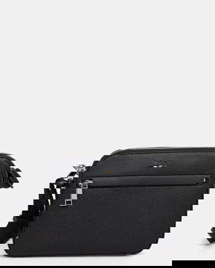 BOSS borsetă Ray_Double EW culoarea negru, 50558184