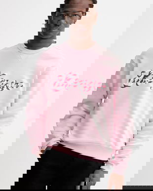 Kenzo hanorac de bumbac culoarea roz, cu imprimeu, FG55SW2024MJ