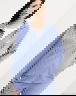 Dkny bluză cu glugă, uni, DP6J9510