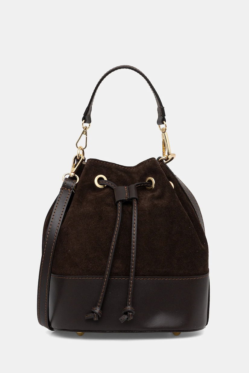 Answear.LAB poseta de piele culoarea maro