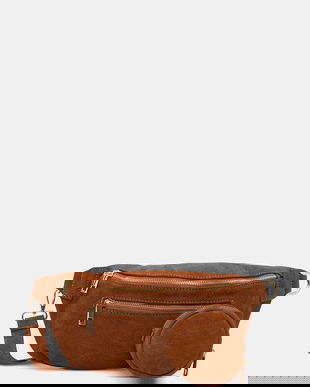 Answear.LAB rinichi de piele intoarsa culoarea maro