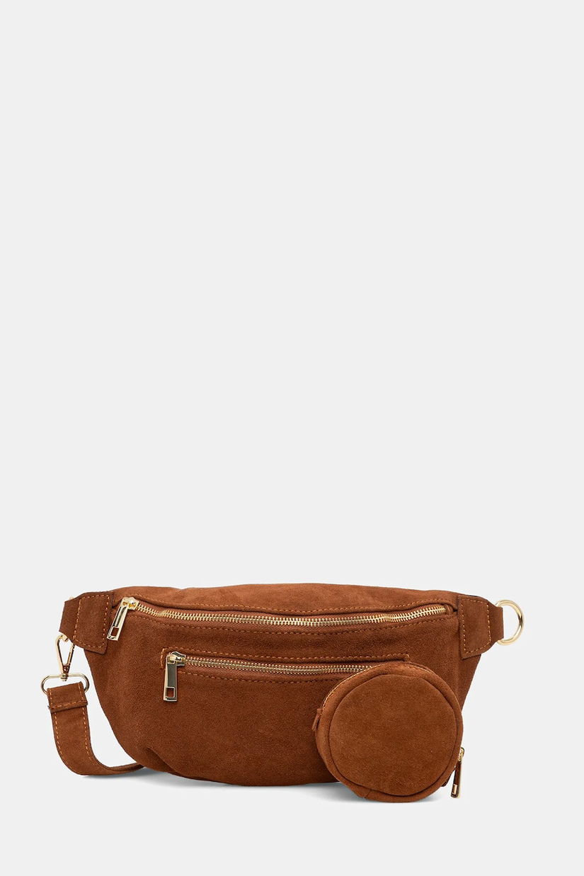 Answear.LAB rinichi de piele intoarsa culoarea maro