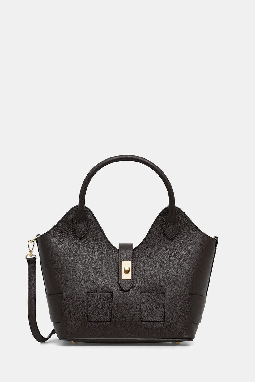 Answear.LAB poseta de piele culoarea maro