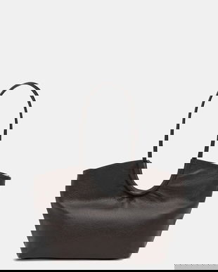 Answear.LAB poseta de piele culoarea maro