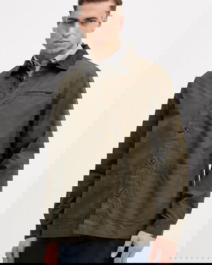 Barbour cămașă din bumbac Cole culoarea verde, regular, MOS0411