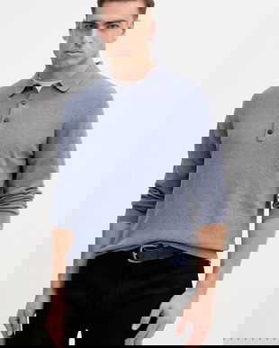 Hackett London pulover din amestec de lână light, HM7000112