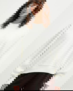 adidas bluză All Szn culoarea bej, uni, KA2457