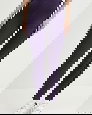 adidas colanți Essentials culoarea violet, cu imprimeu, JY3176