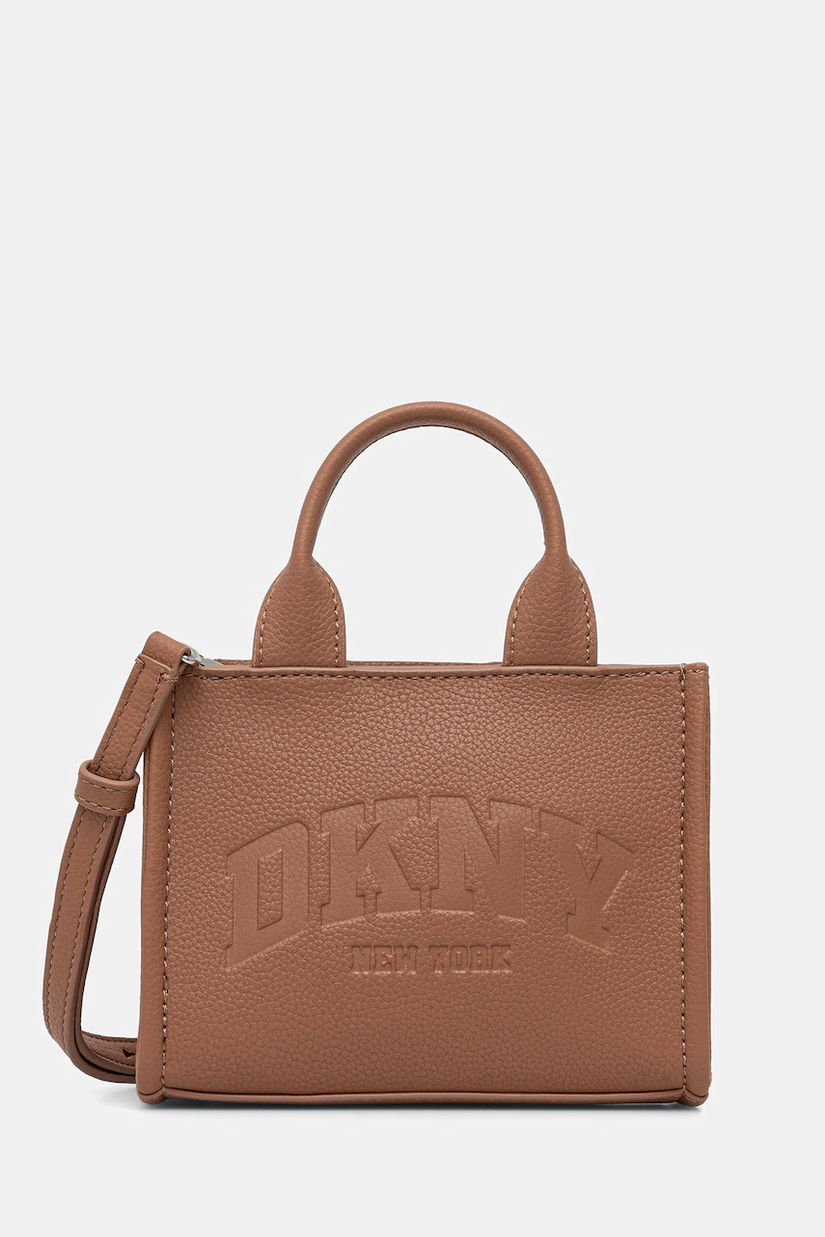 Dkny poșetă culoarea maro, R53AAM56