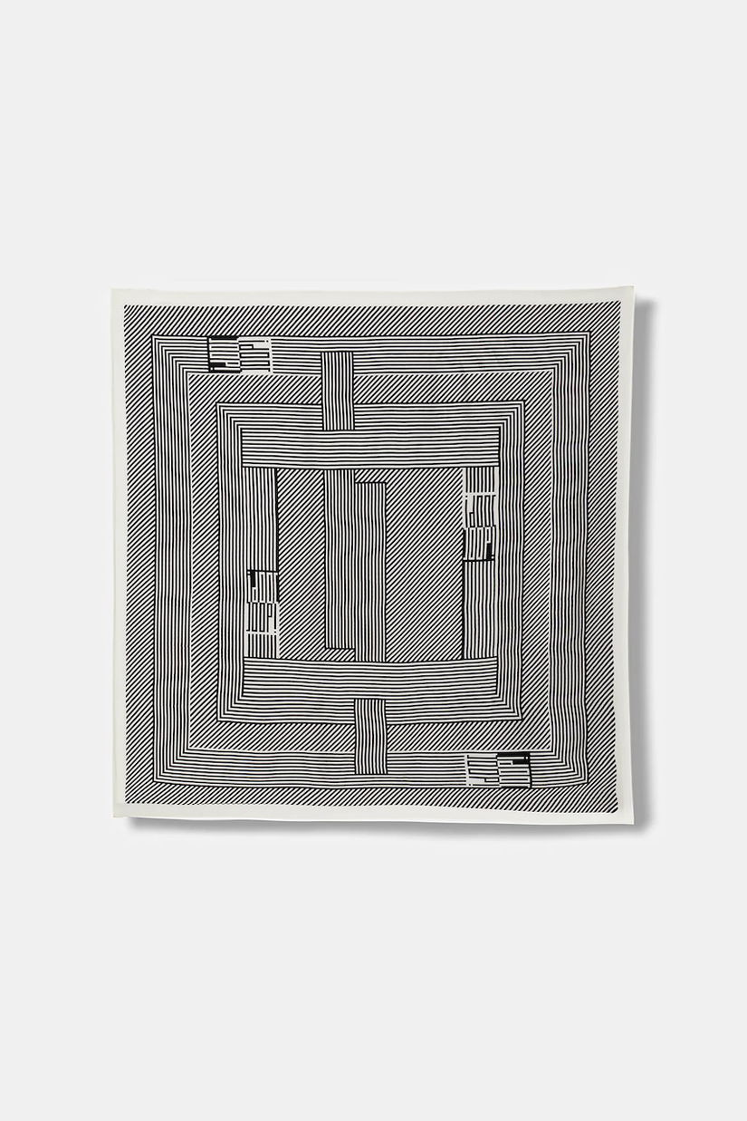 Joop! eșarfă culoarea negru, cu imprimeu, 30100528