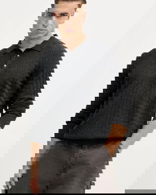 Barbour pulover din amestec de lână Smeaton culoarea gri, light, MKN1704