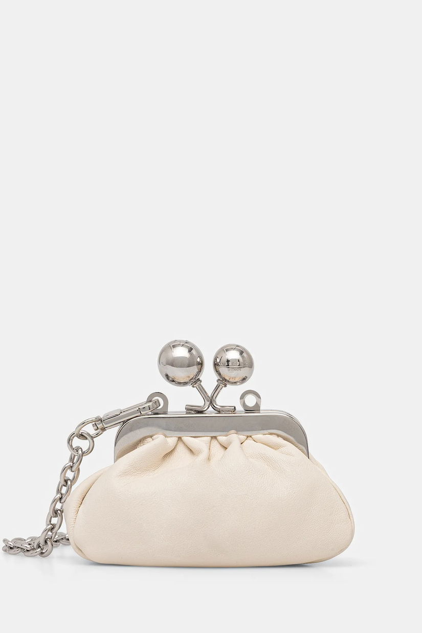 Weekend Max Mara poșetă de piele DIOMEDE culoarea bej, 2615721044600